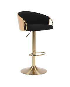 JENSEN GOLD GAS LIFT BAR STOOL