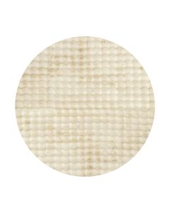 Bubble Washable Rug - Natural 150X150Cm