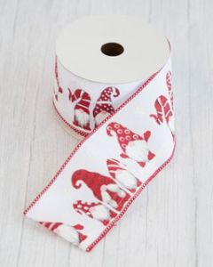 Ribbon Roll Gnomes White 9M