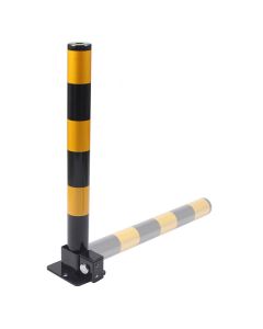 Fold Down Vehicle Security Car Parking Lock Safety Barrier Bollard Locker Barrier -Black