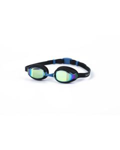 Junior mirrored lens swimming goggles golden colour