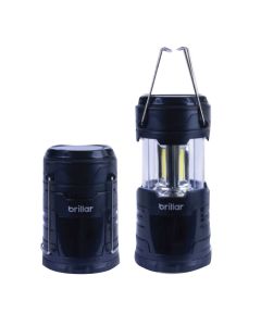 Large Pop-up Lantern w COB LED Technology-Black/Navy