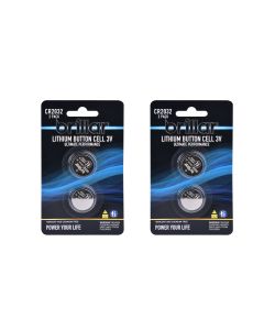 Brillar CR2032 Lithium Button Cell 2pk