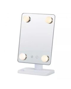 Clevinger Bel Air Led Illuminated Makeup Vanity Mirror Adjustable Tilt Function