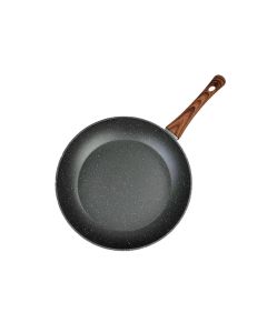 28cm PFOA Free Non-Stick Frypan with Wooden Look Handle