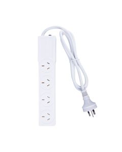 4 Outlet Power Board with 1 Meter Lead Cable