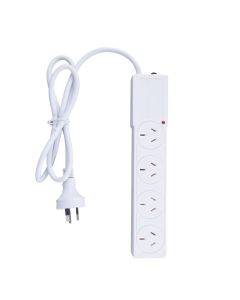 4 Outlet Powerboard With Surge Protection 1M Lead Cable