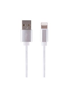 2M USB A to Lightning Braided Charge & Sync Cable