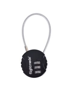 Flightmode 3 Dial Steel Cable Padlock