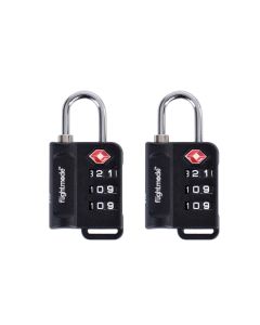 Flightmode TSA 3 Dial Indicator Padlock x2