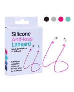 Silicone Anti-loss Cable Lanyard Earphones Holder/Strap for AirPods 1/2/Pro - 4 colors Random colour Selected