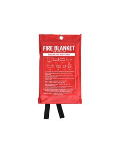 Fibreglass Fire Extinguishing Blanket for Home Car Boat Caravan Safety 1m x 1m