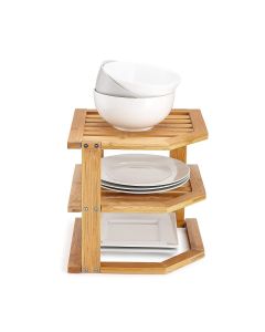 3 Tiers Bamboo Kitchen Rack Storage