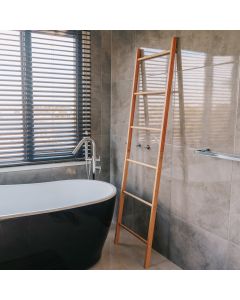 180cm 6 Steps Bamboo Towel Ladder