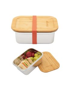 Clevinger Stainless Steel Bamboo Medium Lunch Box 800ml