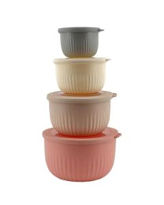 Cook Easy 4PC Round Nested Food Storage Set