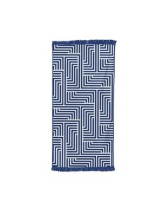 Rectangular Quick Dry Beach Towel with Tassel