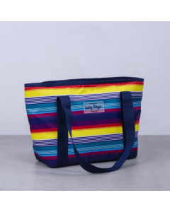 6L Food Safe Insulated Jumbo Cooler Tote - Rainbow