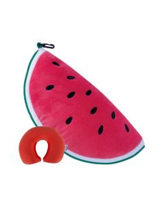 2 Ways Reversible Microfibre Travel Pillow-Watermelon