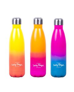 Lazy Dayz Daily Drink Bottle 500ml - Orange Pink Ombre