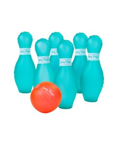 7 Pcs Lazy Dayz Pool Beach Inflatable Bowling Set Toy