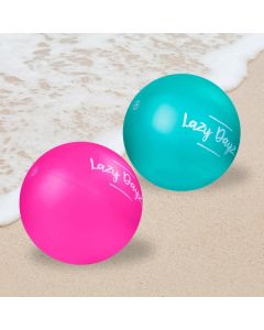 90cm Lazy Dayz Inflatable Jumbo Beach Ball - Pink