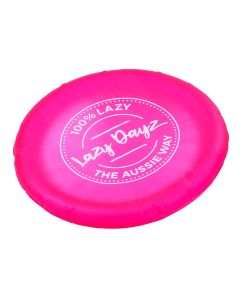 Lazy Dayz Inflatable Frisbee - Pink