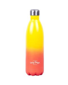 Lazy Dayz Jumbo Drink Bottle 1L - Yellow Peach Ombre