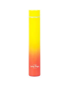 Lazy Dayz 300ml Slimline Insulated Drink Bottle - Yellow Peach Ombre