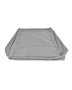 Memory Foam Bed Wedge Pillow Replace Cover Only Grey