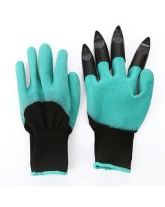 Set of 2 Tough Built in Claws Garden Guru Gloves