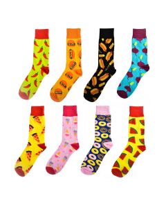 8 Pairs Fashion Novelty Funny Socks one Size 5-13 Men Socks Women Socks #5