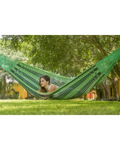 Outdoor undercover cotton Mayan Legacy hammock King size Jardin