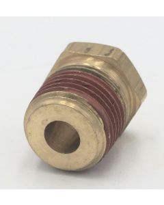 Parker brass 1/2" female to male 1/4" bushing coupling fitting