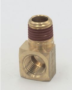 PARKER HANNIFIN BRAND 1/4" female to 1/4" male NPT pipe 90 degree elbow fitting. Part No VS2202P-4-4