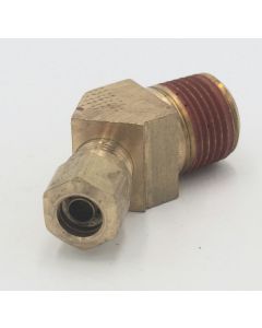 Parker brass 45 degree elbow 3/8 tube to male 1/2" pipe npt fitting