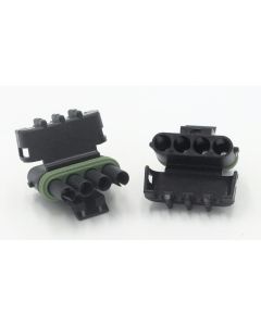 4 pole male connector housing