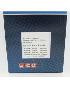 DONALDSON BRAND Filter kit to suit Holden Colorado RG 2.5L and 2.8L engines from 6/2012 onwards. Part No X900126  ( old # X900050 )