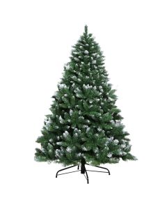 Jingle Jollys Christmas Tree 2.4m Snowy Xmas Tree Decoration 1225 Tips