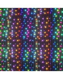 Jingle Jollys 6X3M Christmas Lights Curtain String Light 960 LED RGB Remote