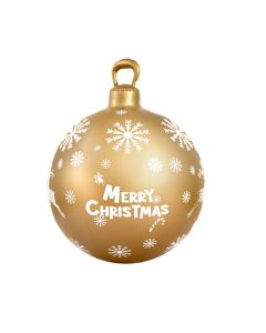 Jingle Jollys Christmas Inflatable Ball Bauble 60cm Outdoor Decoration Gold