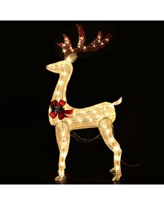 Jingle Jollys Christmas Lights 150cm Reindeer 100 LED Decorations