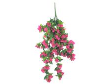 Hanging Artificial Bougainvillea Plant (Pink / Lilac) UV Resistant 90cm