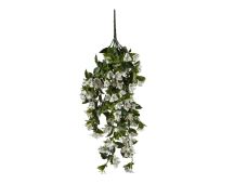 Hanging White Artificial Bougainvillea Plant UV Resistant 90cm