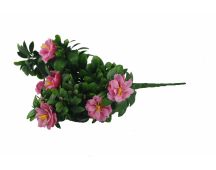 Pink Rose Bunch UV 45cm