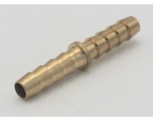 Parker brass 1/4" barb to barb mender fitting