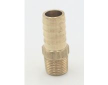 Parker brass 5/8" hose barb to 3/4" male pipe connector fitting