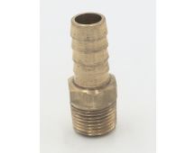 Parker brass 1/2" hose barb to 3/4" male pipe connector fitting