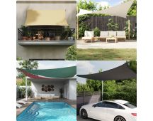 vidaXL Sunshade Sail Oxford Fabric Rectangular 3x4 m Anthracite