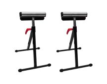 Set of 2 Adjustable Roller Stands